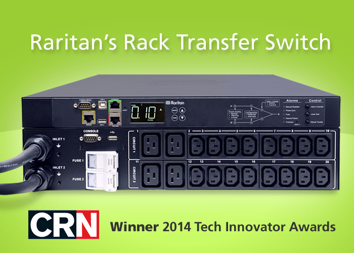 rack transfer switch winner crn 2014 tech innovator award